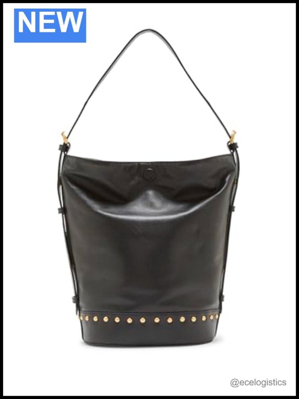 100% Genuine Leather Crossbody Bag with Magnetic Closure and Adjustable Strap